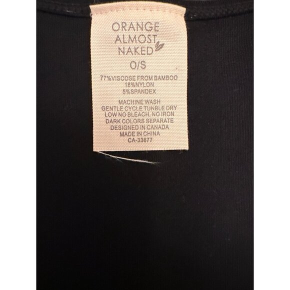 Long-Sleeve Black Dress O/S By Orange Almost Naked Body Con - Picture 2 of 4